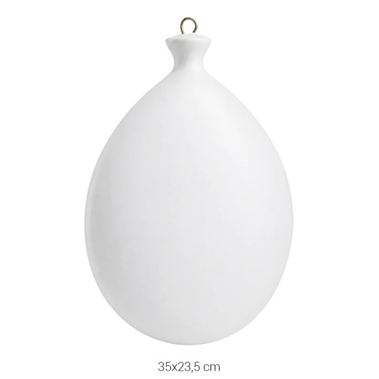 Yana Büyük Yarım Balon Ham Polyester Obje