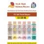 6X59ML Style Mat Kumaş Boyası - Soft Pastel Dünyası Seti