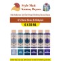 6X59ML Style Mat Kumaş Boyası - Derin Deniz & Gökyüzü Seti