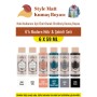 6X59ML Style Mat Kumaş Boyası - Modern Nötr & Şehirli Seti