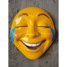 Atölye Tasarımı Kahkaha Atan Duvar Maskı - 30x28 cm