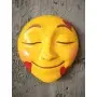 Atölye Tasarımı Gülen Yüz Duvar Maskı - 30x28 cm