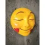 Evimde Hobi Atölye Tasarımı Gülen Yüz Duvar Maskı - 30x28 cm | Evimde Hobi