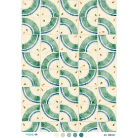 BM1067 Diamond Büyük Boy Pirinç Dekopaj Kağıdı 42x60cm