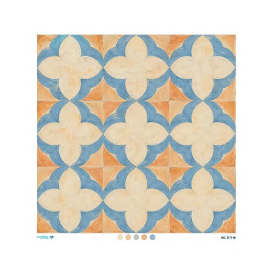 M7019 Diamond Büyük Boy Pirinç Dekopaj Kağıdı 90x90cm