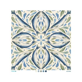 M7025 Diamond Büyük Boy Pirinç Dekopaj Kağıdı 90x90cm