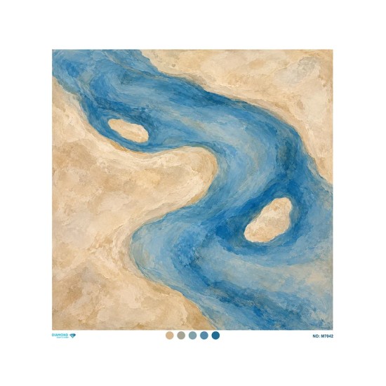 M7042 Diamond Büyük Boy Pirinç Dekopaj Kağıdı 90x90cm