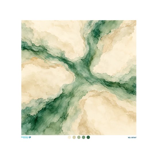 M7047 Diamond Büyük Boy Pirinç Dekopaj Kağıdı 90x90cm