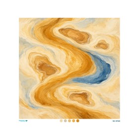 M7048 Diamond Büyük Boy Pirinç Dekopaj Kağıdı 90x90cm