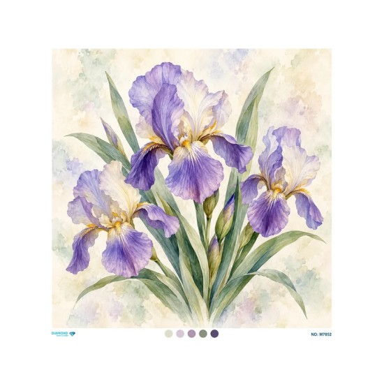 M7052 Diamond Büyük Boy Pirinç Dekopaj Kağıdı 90x90cm
