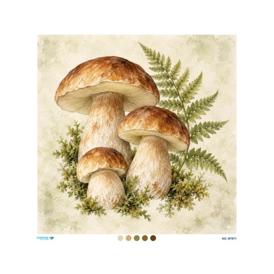 M7071 Diamond Büyük Boy Pirinç Dekopaj Kağıdı 90x90cm