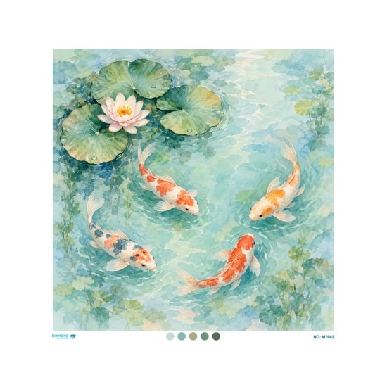 M7082 Diamond Büyük Boy Pirinç Dekopaj Kağıdı 90x90cm