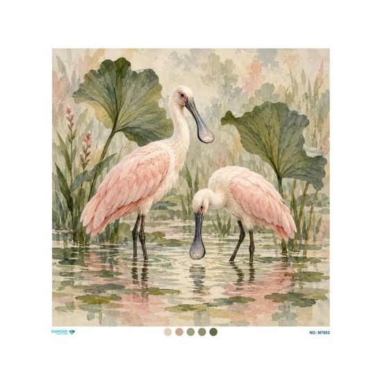 M7093 Diamond Büyük Boy Pirinç Dekopaj Kağıdı 90x90cm