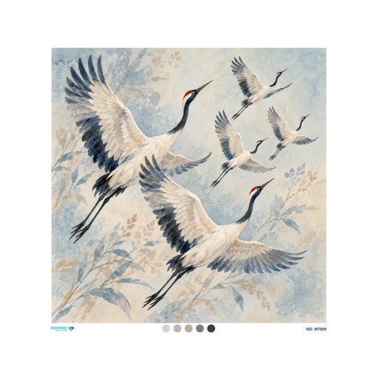 M7099 Diamond Büyük Boy Pirinç Dekopaj Kağıdı 90x90cm