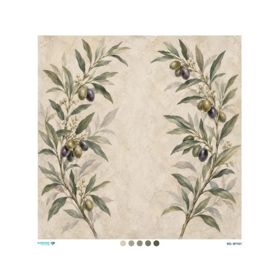 M7101 Diamond Büyük Boy Pirinç Dekopaj Kağıdı 90x90cm
