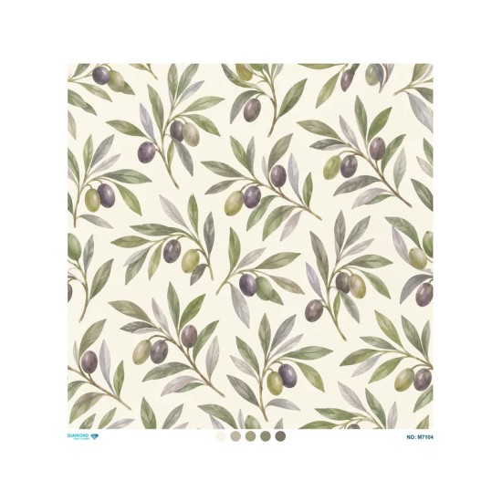 M7104 Diamond Büyük Boy Pirinç Dekopaj Kağıdı 90x90cm
