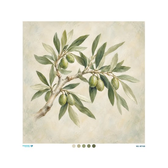 M7109 Diamond Büyük Boy Pirinç Dekopaj Kağıdı 90x90cm