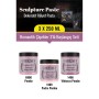 3x250ML Sculpture Dekoratif Rölyef Pasta - Romantik Çiçekler 3'lü Başlangıç Seti