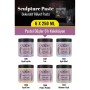 6x250ML Sculpture Dekoratif Rölyef Pasta - Pastel Düşler 6'lı Koleksiyon