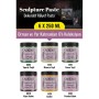 6x250ML Sculpture Dekoratif Rölyef Pasta - Orman ve Yer Katmanları 6'lı Koleksiyon