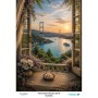 0004 Pencereden İstanbul Serisi Artplate Pirinç Dekopaj Kağıdı 30x42cm