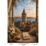 0005 Pencereden İstanbul Serisi Artplate Pirinç Dekopaj Kağıdı 30x42cm