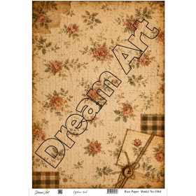 Model 3064 DreamArt Pirinç Dekopaj Kağıdı