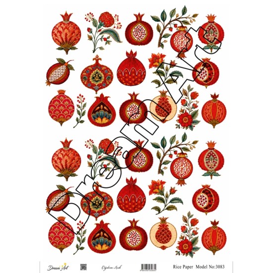 Model 3083 DreamArt Pirinç Dekopaj Kağıdı