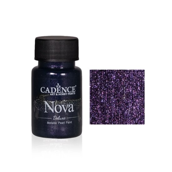 ND008 Bulutsu Akış Nova Transparan Metalik Boya 50ML