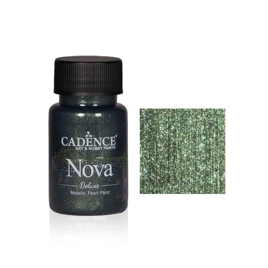 ND012 Bakır Yeşili Geçiş Nova Transparan Metalik Boya 50ML