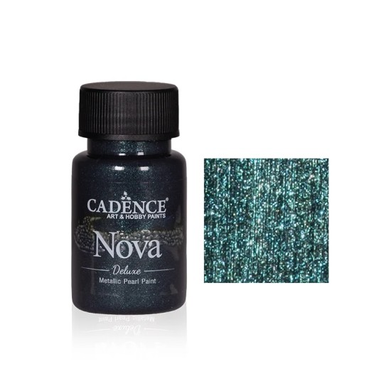 ND018 Mavi Tutulma Nova Transparan Metalik Boya 50ML
