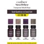 4X50ML Nova Deluxe Transparan Metalik Boya - Sıcak Spektrum ve Enerji Seti