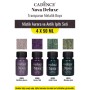 4X50ML Nova Deluxe Transparan Metalik Boya - Mistik Aurora ve Antik Işıltı Seti