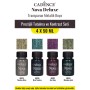 4X50ML Nova Deluxe Transparan Metalik Boya - Prestijli Tutulma ve Kontrast Seti