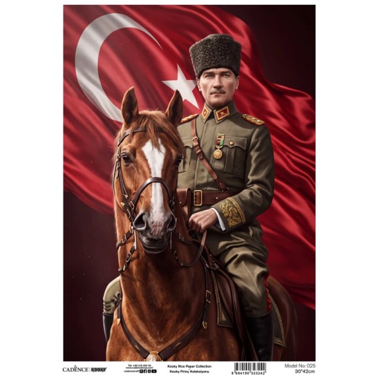 Model 25 Kooky Cadence Pirinç Dekopaj Kağıdı 30X42cm