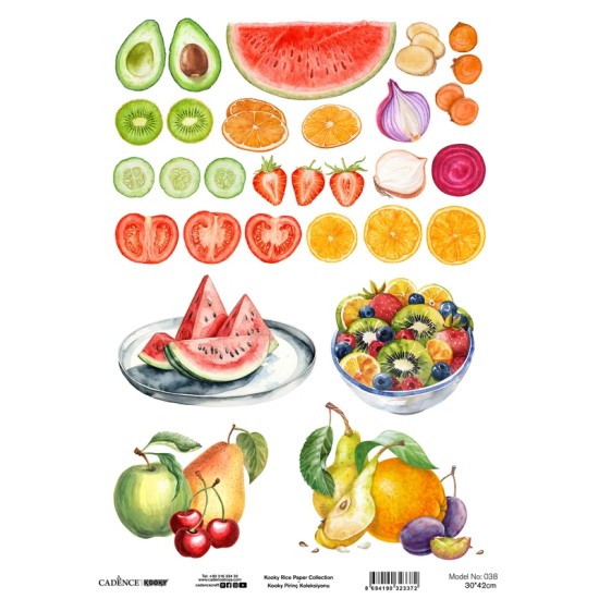 Model 38 Kooky Cadence Ütü Transfer Kağıdı 25x35cm