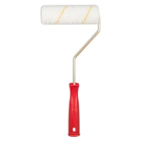 Saten Parmak Rulo Fırça 15cm Metal Saplı