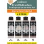 4X120ML Hibrit Multisurface Akrilik Boya - Bohem ve Toprak Tonları Seti
