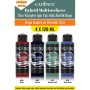4X120ML Hibrit Multisurface Akrilik Boya - Koyu Asalet ve Derinlik Seti