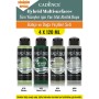 4X120ML Hibrit Multisurface Akrilik Boya - Bahçe ve Doğa Yeşilleri Seti