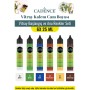 6X25ML Vitray Kalem Cam Boyası - Vitray Başlangıç ve Ana Renkler Seti