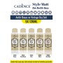 5X120ML Style Matt Mat Akrilik Boya - Antik Beyaz ve Vintage Bej Seti