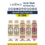 5X120ML Style Matt Mat Akrilik Boya - Romantik Pastel Pembe Seti
