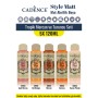 5X120ML Style Matt Mat Akrilik Boya - Tropik Mercan ve Turuncu Seti