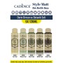 5X120ML Style Matt Mat Akrilik Boya - Derin Orman ve Botanik Seti