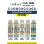 5X120ML Style Matt Mat Akrilik Boya - Bulut ve Gökyüzü Mavisi Seti