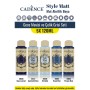 5X120ML Style Matt Mat Akrilik Boya - Gece Mavisi ve Çelik Grisi Seti