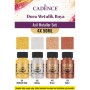 4X50ML Dora Metalik Akrilik Boya - Asil Metaller Seti