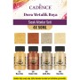 4X50ML Dora Metalik Akrilik Boya - Sıcak Altınlar Seti
