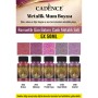 5X50ML Metalik Mum Boyası - Romantik Gün Batımı Canlı Metalik Seti